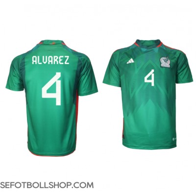 Billiga Mexiko Edson Alvarez #4 Hemma fotbollskläder VM 2022 Kortärmad